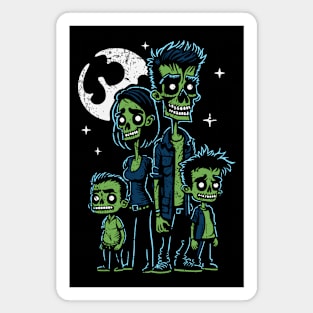 Zombie Family - 3 Magnet